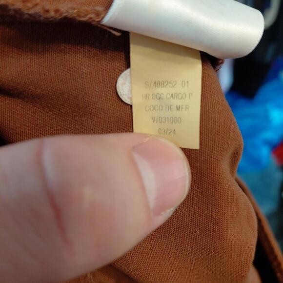 Old Navy Pants Womens Small Tall High Rise OG Chino Cargo Utility Stretch Waist - Picture 7 of 9